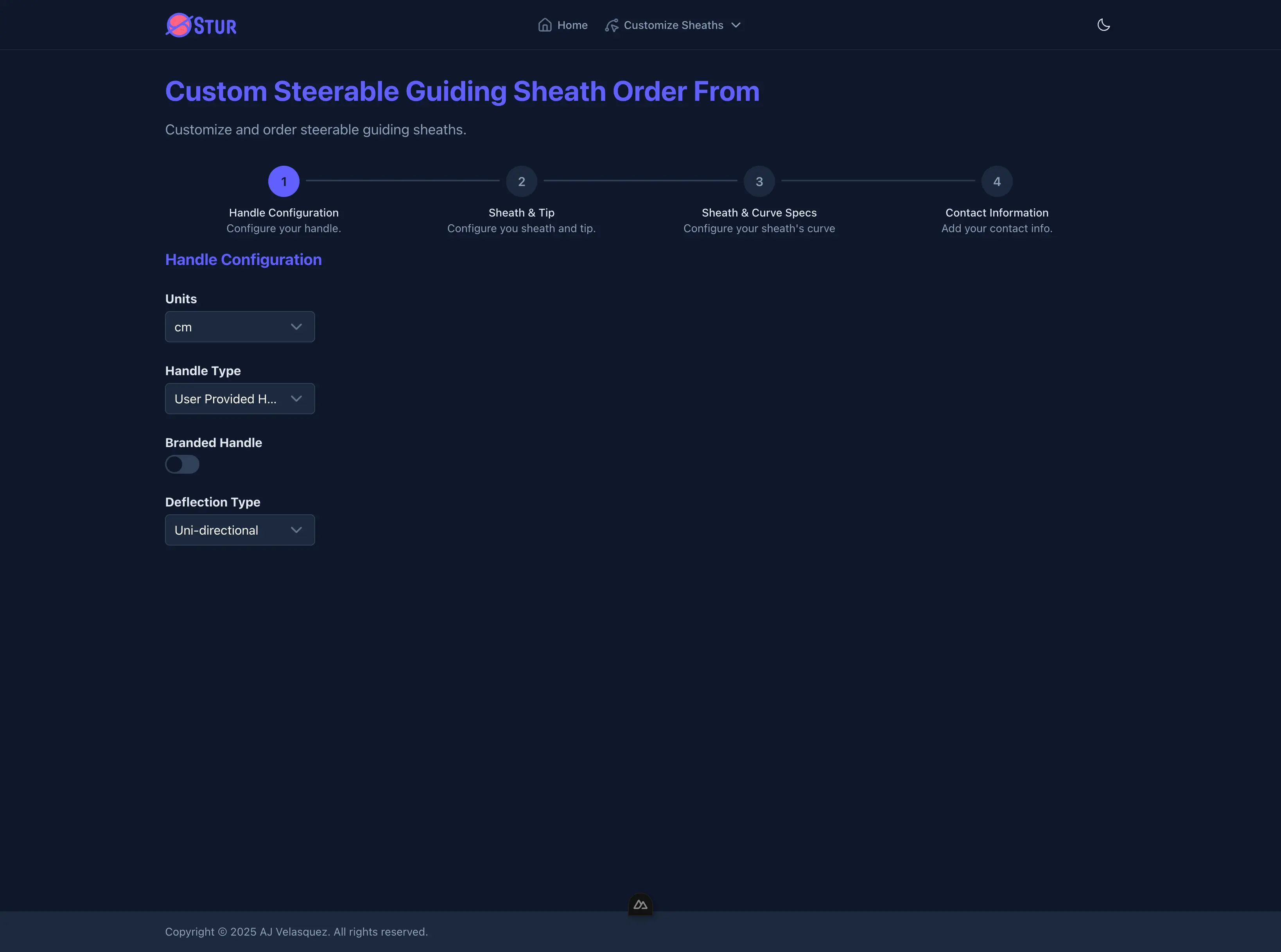 Screenshot of WIP of the new Stur